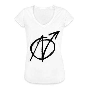 Nazis raus - Frauen Vintage T-Shirt - Weiß - Vorne