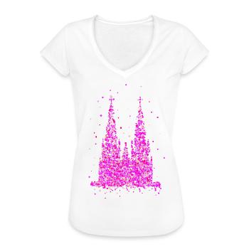 Kölner Dom - Frauen Vintage T-Shirt - Weiß - Vorne