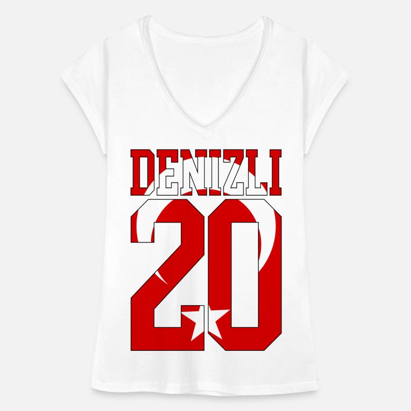 Denizli 20 Drapeau turc T-shirt vintage Femme
