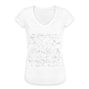 Hollandse Herdershond streicheln Schäferhund - Frauen Vintage T-Shirt - Weiß - Vorne