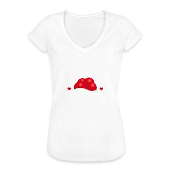 Badisches Mädel - Frauen Vintage T-Shirt - Weiß - Vorne