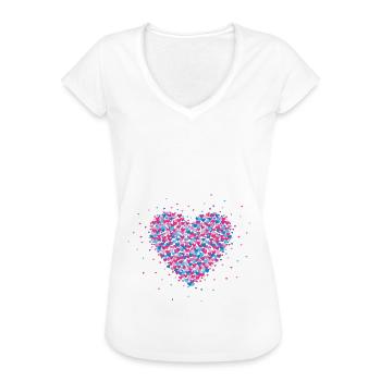 Radiologieassistenzin mit Herz Assistentin CT MRT - Frauen Vintage T-Shirt - Weiß - Vorne