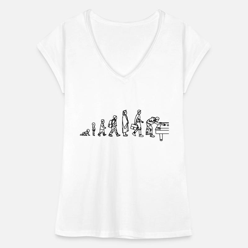 Billard Evolution Frauen Vintage T-Shirt