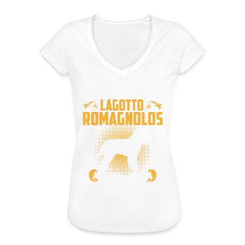 Lagotto Romagnolo nicht mögen Trüffelhund - Frauen Vintage T-Shirt - Weiß - Vorne