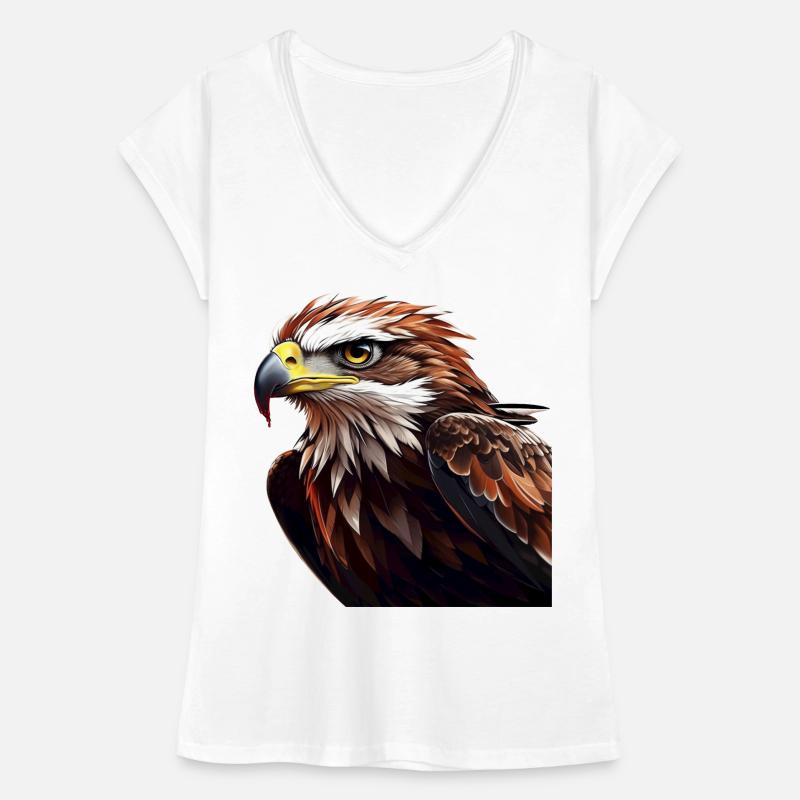 Powerful Eagle Head Women's Vintage T-Shirt