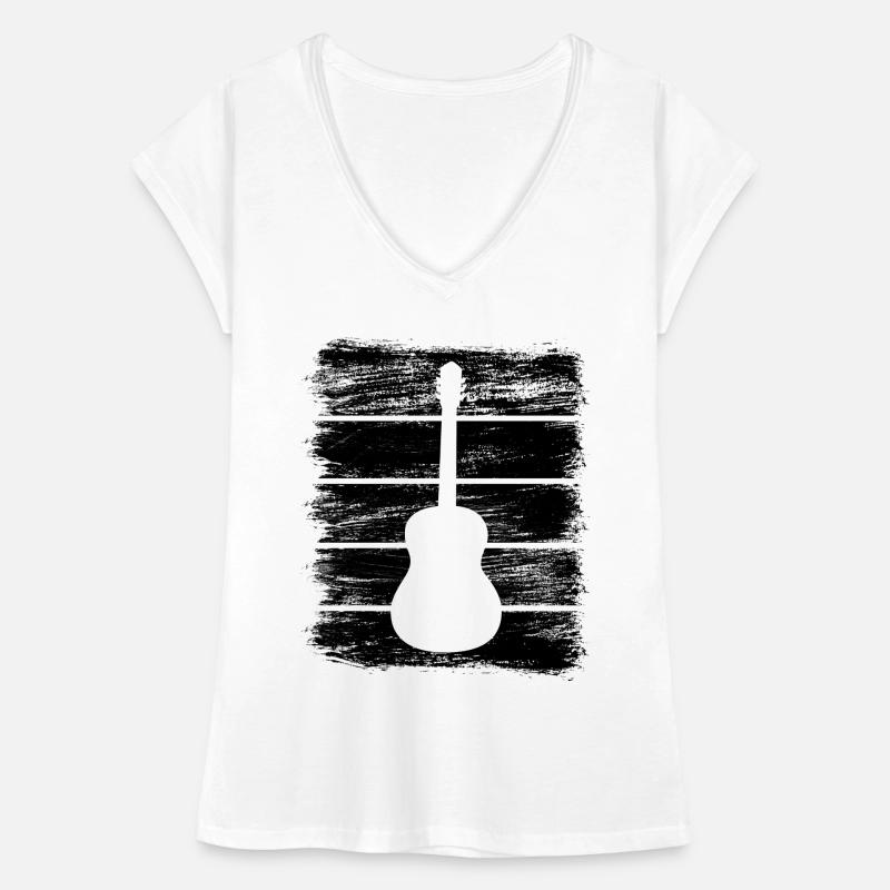 Guitar Sketch Women's Vintage T-Shirt