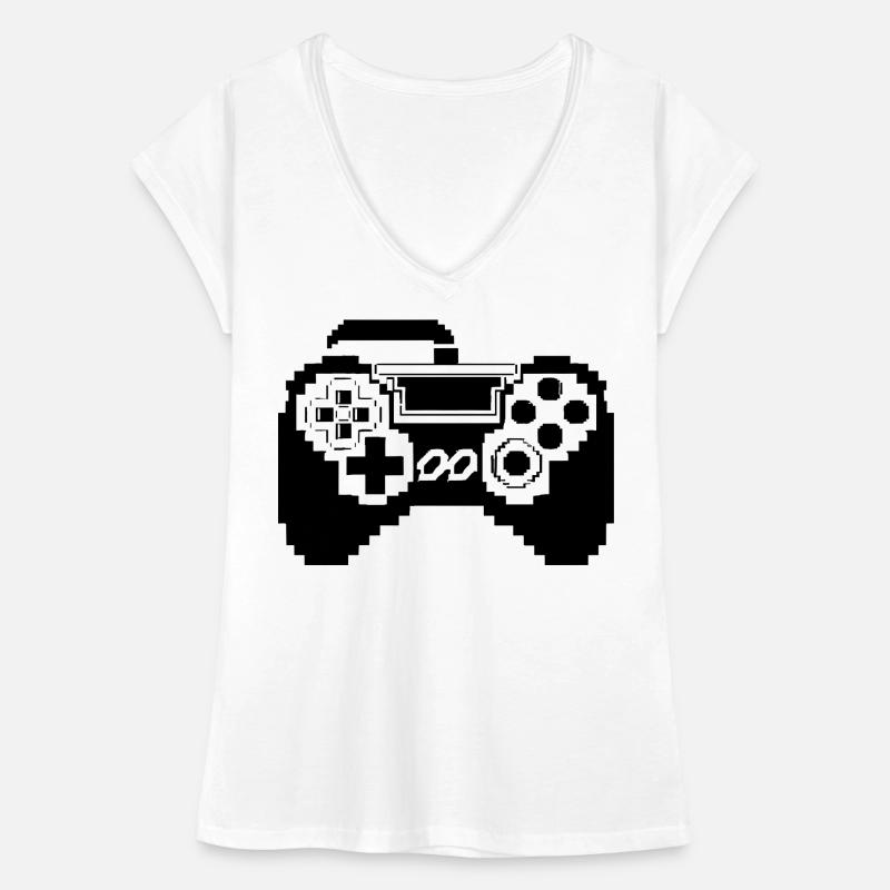 Gamepad Pixel Graphics Women's Vintage T-Shirt