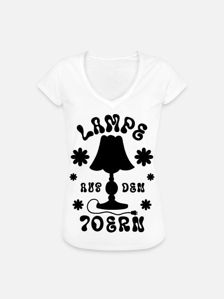 Lampe aus den 70ern - Frauen Vintage T-Shirt - Weiß