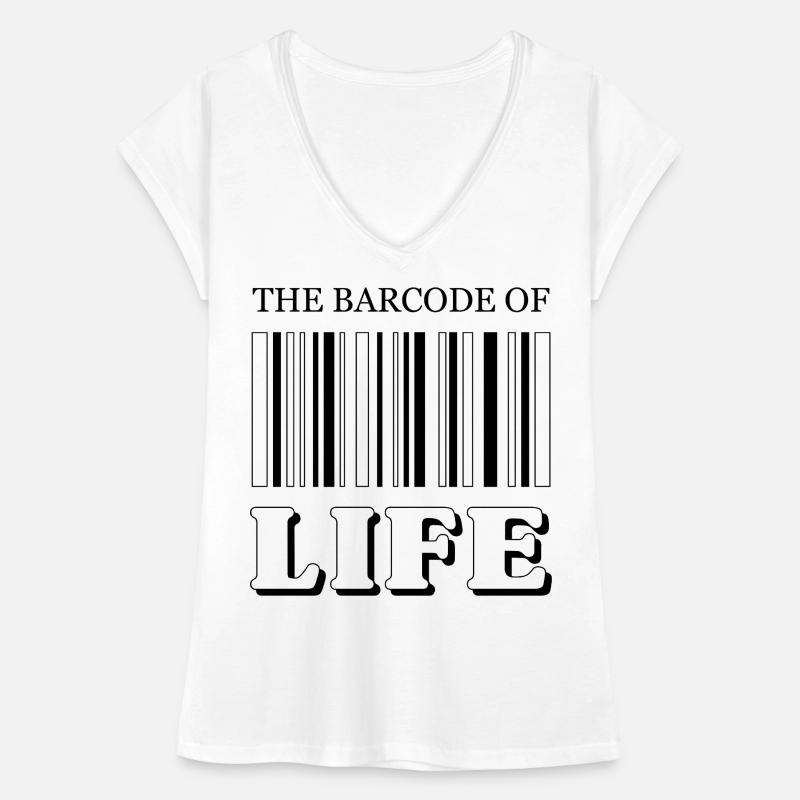 Le code-barres de la vie / Der Strichcode des Lebens T-shirt vintage Femme
