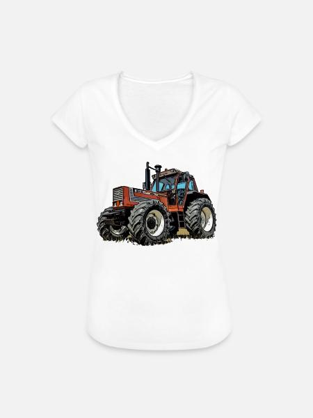 Ackerbeast 100 - Frauen Vintage T-Shirt - Weiß