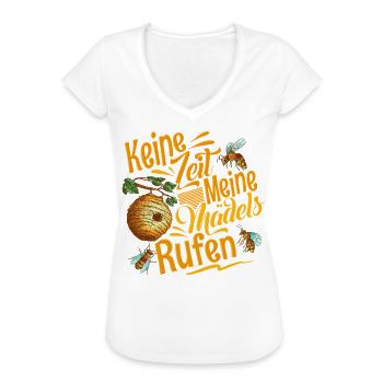 Imker - Frauen Vintage T-Shirt - Weiß - Vorne
