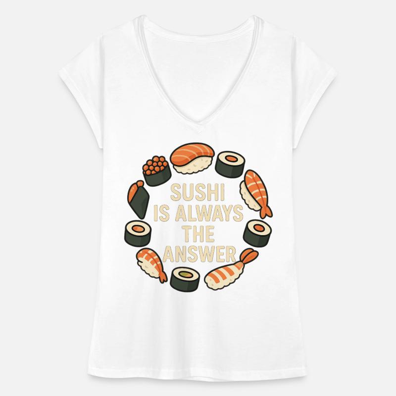 Sushi Is Always The Answer Frauen Vintage T-Shirt
