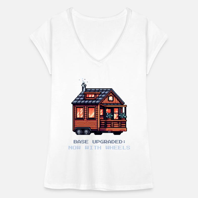 Basic upgrade on wheels | Tiny House Women's Vintage T-Shirt