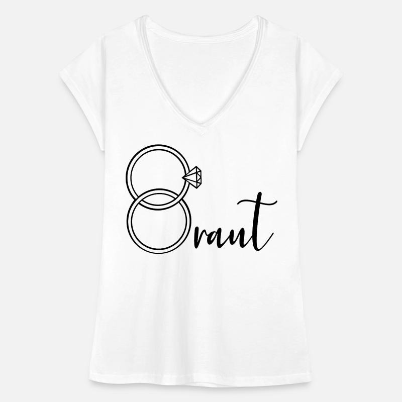 Bagues de mariée T-shirt vintage Femme