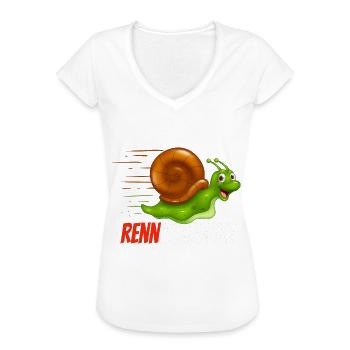 Jogging Laufen Marathon Halbmarathon - Frauen Vintage T-Shirt - Weiß - Vorne