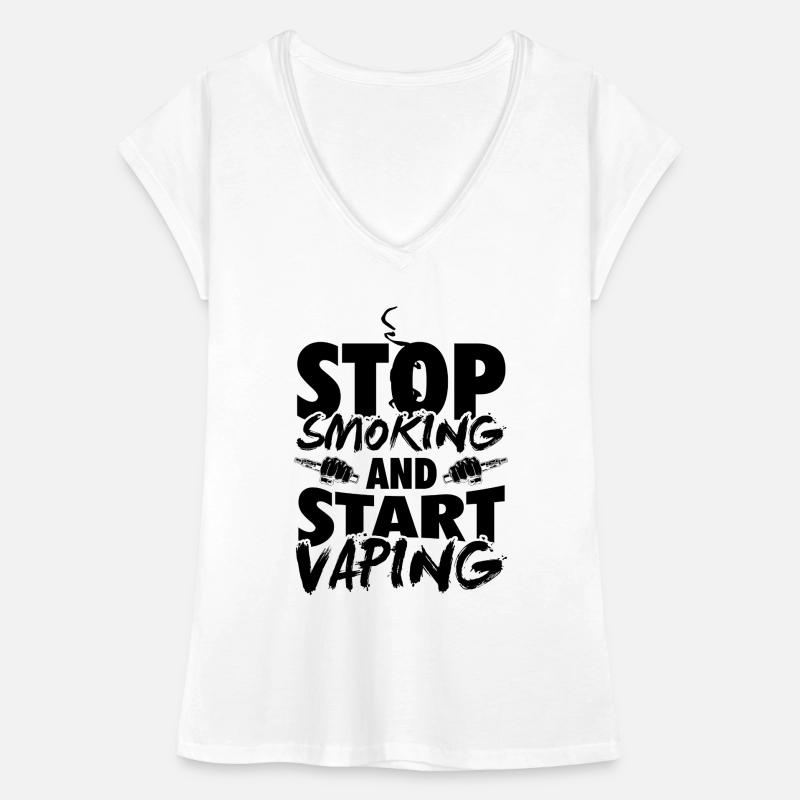 Vape | Dampfer Dampfen Vapen E-Zigarette Geschenk Frauen Vintage T-Shirt