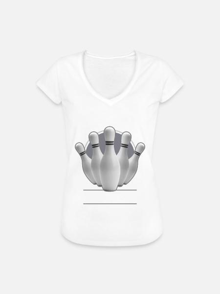 Lustiges Bowling - Frauen Vintage T-Shirt - 