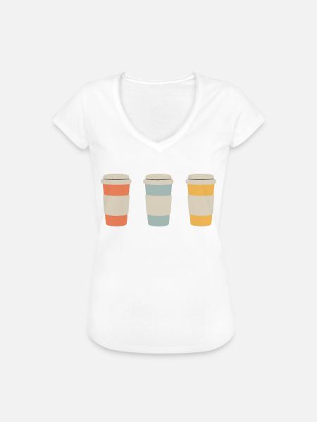 Emotional Support Cup - Frauen Vintage T-Shirt - 