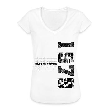 Limited Edition 1979 Geboortejaar 1979 Verjaardag - Vrouwen Vintage T-shirt - wit - Voor
