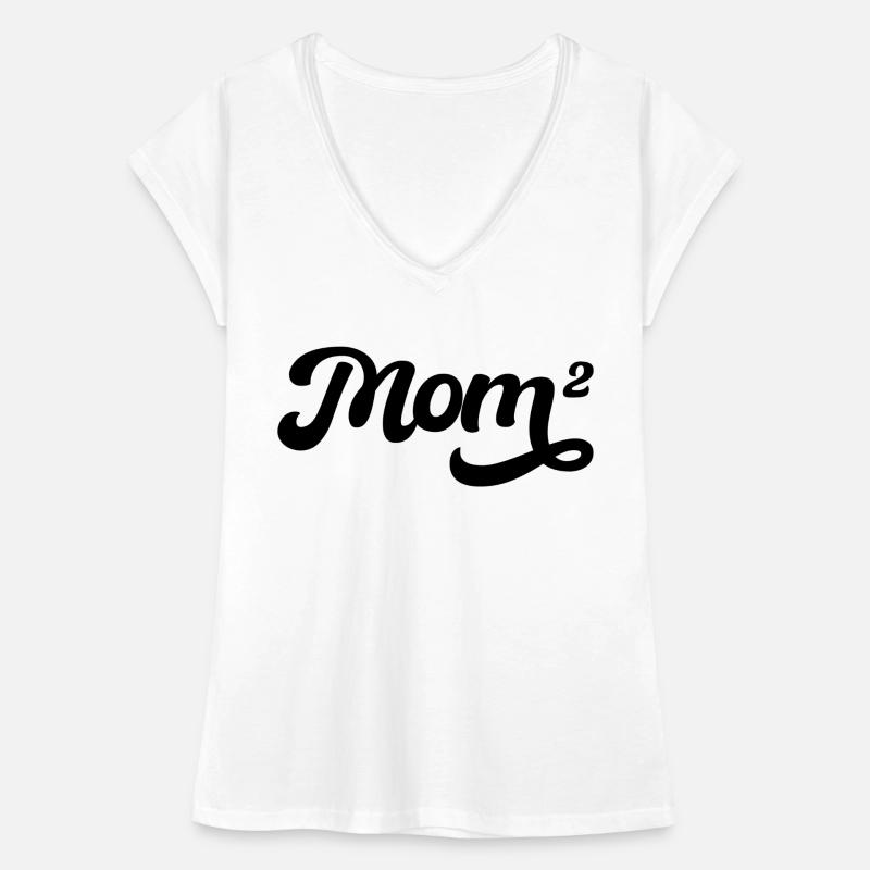 Muttertag Mama 2 Kinder Mama 2 Kinder Geschenk Frauen Vintage T-Shirt