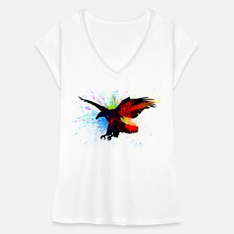 Aigle Eagle Color Splash T-shirt vintage Femme