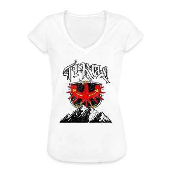 Tirol Tiroler Adler Östereich - Frauen Vintage T-Shirt - Weiß - Vorne