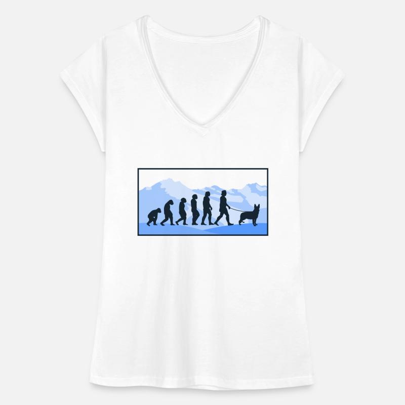 Harzer Fox Evolution Shepherd Gift Women's Vintage T-Shirt