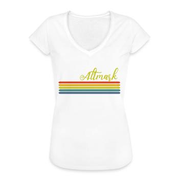 altmark Regenbogen - Frauen Vintage T-Shirt - Weiß - Vorne