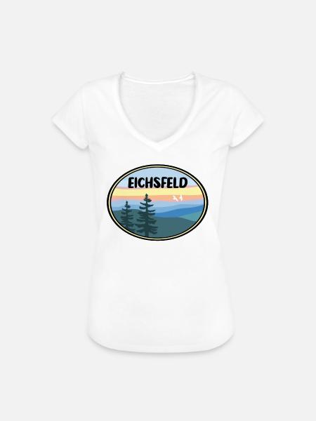 Eichsfeld Landschaft - Frauen Vintage T-Shirt -
