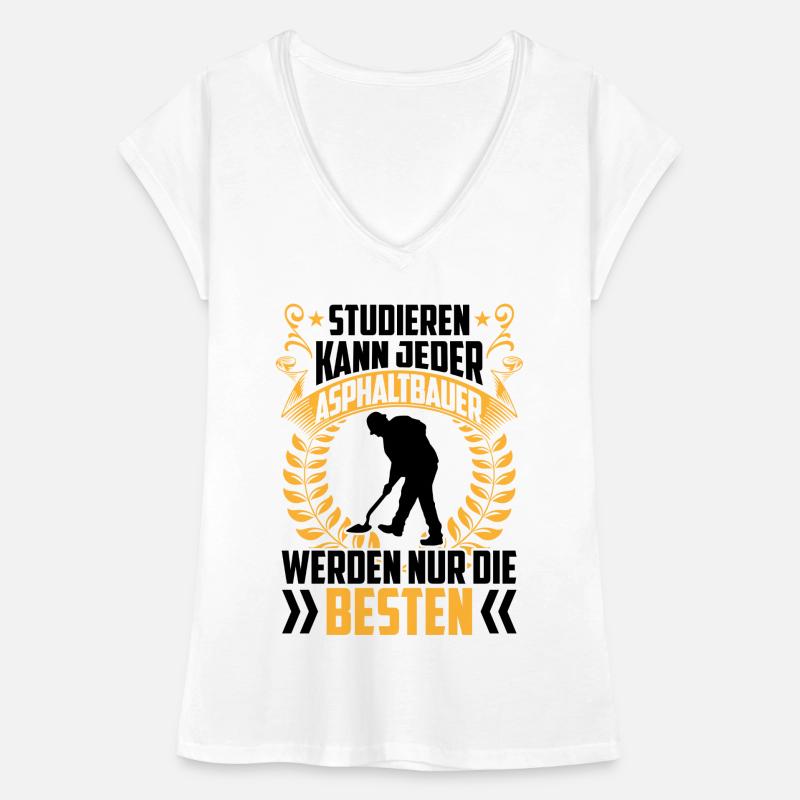 Constructeurs d’asphalte Constructeurs de routes T-shirt vintage Femme