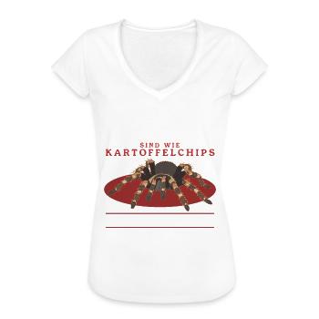 Vogelspinnen Tarantel Spinne Vogelspinne Geschenk - Frauen Vintage T-Shirt - Weiß - Vorne