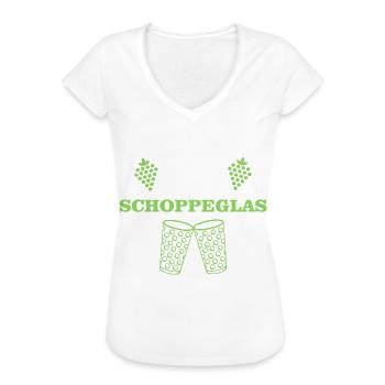 Weinfest - Frauen Vintage T-Shirt - Weiß - Vorne