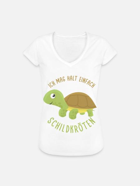 Schildkröten - Frauen Vintage T-Shirt - Weiß