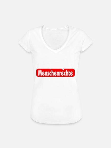 Menschenrechte kennen keine Grenzen - Frauen Vintage T-Shirt -