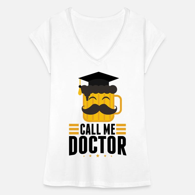 Doktorin Doktorarbeit Doktorin Robe Doktor Frauen Vintage T-Shirt