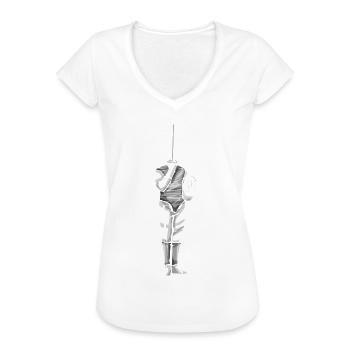 Outfit Of A Fencer En Garde Fencing - Frauen Vintage T-Shirt - Weiß - Vorne