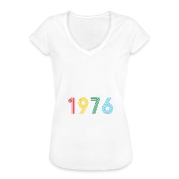 Limited Edition 1976 - Frauen Vintage T-Shirt - Weiß - Vorne