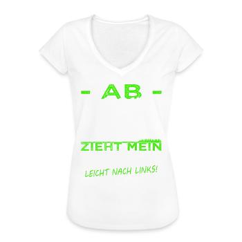 Rasen mähen - Rasenpflege- Gärtner - Platzwart - Frauen Vintage T-Shirt - Weiß - Vorne