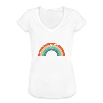 Sprücheshirts Motivationssprüche Motivationsspruch - Frauen Vintage T-Shirt - Weiß - Vorne