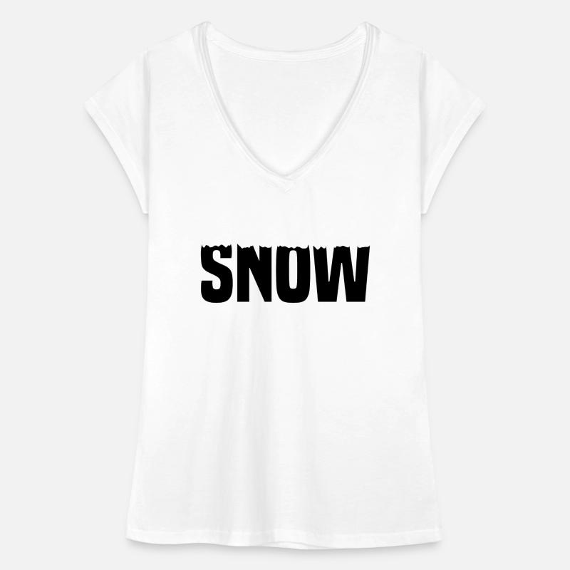 Snow Schnee Frauen Vintage T-Shirt