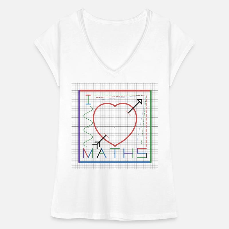 I Love Maths (white background) Women's Vintage T-Shirt