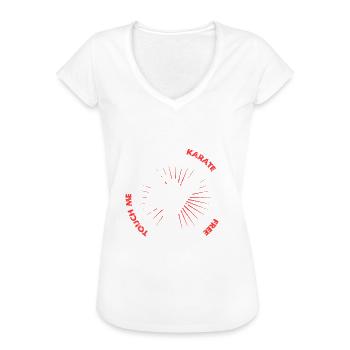 Karate - Frauen Vintage T-Shirt - Weiß - Vorne