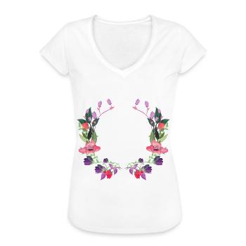 Frech und Wild und Wunderbar - Frauen Vintage T-Shirt - Weiß - Vorne