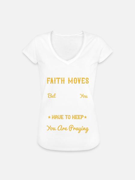 Christlich Christen Gläubig - Frauen Vintage T-Shirt - Weiß