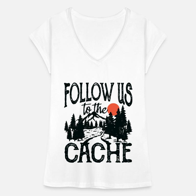 Follow Us To The Cache Women's Vintage T-Shirt