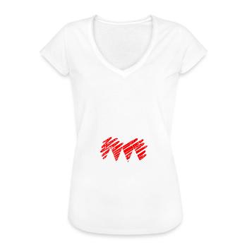 Fränkisches Wappen Franke Fränkisch Oberfranken Lu - Frauen Vintage T-Shirt - Weiß - Vorne
