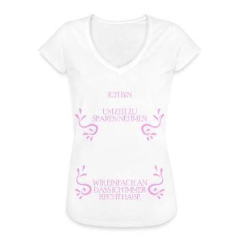 Altenpflegerin Pflege - lustiger Spruch - Frauen Vintage T-Shirt - Weiß - Vorne