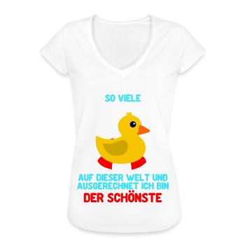 Rettungsschwimmer Spruch - Frauen Vintage T-Shirt - Weiß - Vorne