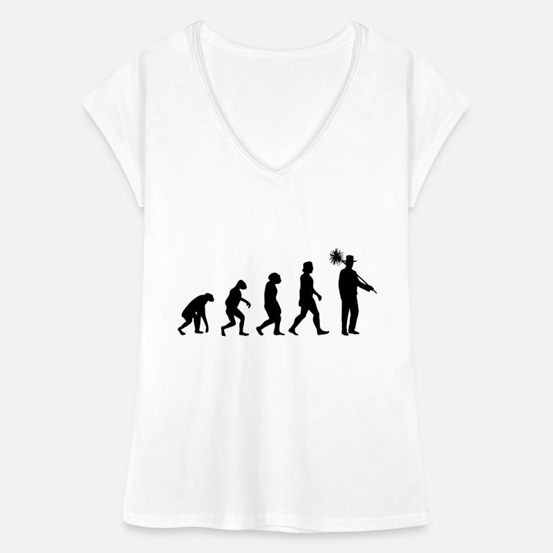 Ramoneur Evolution Cheminée Ramoneur Ramoneur T-shirt vintage Femme