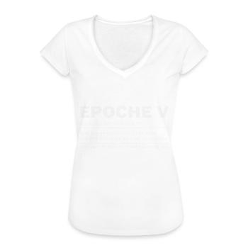 Epoche V Modellbahn Modelleisenbahn H0 Züge 1:87 - Frauen Vintage T-Shirt - Weiß - Vorne
